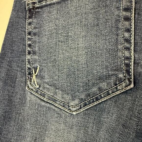 KUT From The Kloth Raw Hem Straight Denim Jeans Women’s 6 Dark Blue Wash Casual - Picture 8 of 10